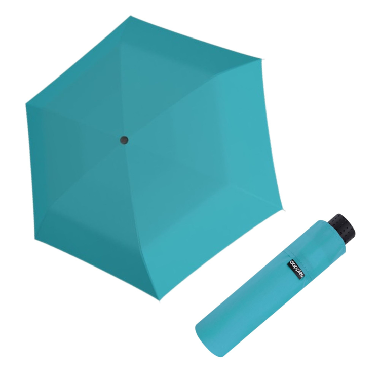 Obrázok z DOPPLER Fiber Havanna Uni Aqua blue - dámský skládací deštník modrá