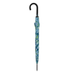 Obrázok z DOPPLER Fiber Flex Long AC Paisley blue - dámský holový vystřelovací deštník vícebarevný