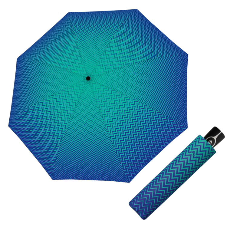 Obrázok z DOPPLER Fiber Magic Strong blue – dámský plně automatický deštník modrá