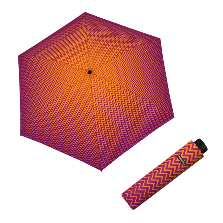 Obrázok z DOPPLER Fiber Havanna Strong berry - dámský skládací deštník
