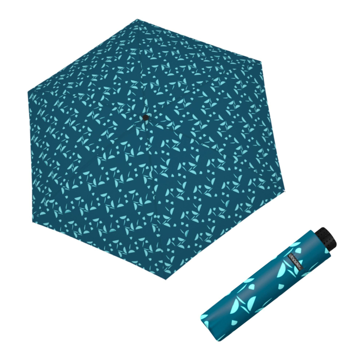 Obrázok z DOPPLER Fiber Havanna Joy blue - dámský skládací deštník