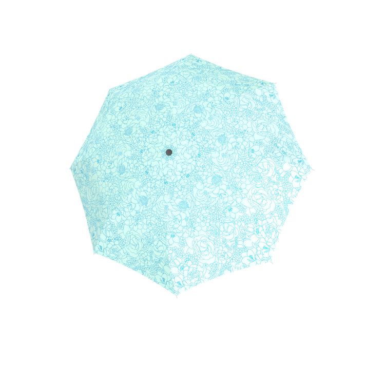 Obrázok z DOPPLER Fiber Mini Giardino mystic blue- dámský skládací deštník modrá