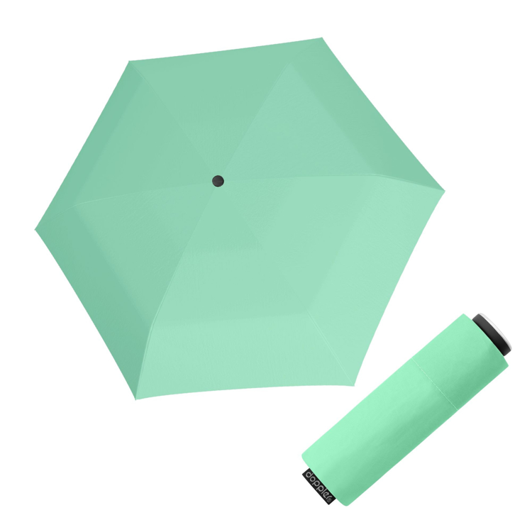 Obrázok z DOPPLER Fiber Mini Compact uni Mint Green - dámský skládací deštník světle zelená