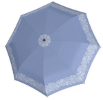 Obrázok z DOPPLER Fiber AC Style blue Flower - dámský vystřelovací deštník modrá