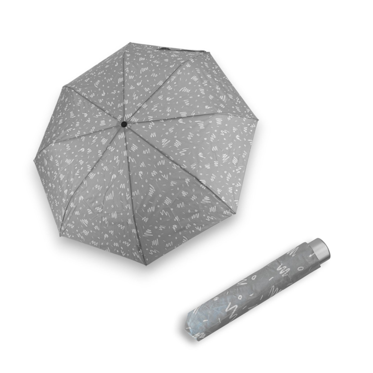 Obrázok z DOPPLER Mini Light Minimally cool grey - dámský skládací deštník šedá