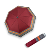 Obrázok z DOPPLER Mini Light Classic berry stripe - dámský skládací deštník červená