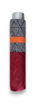 Obrázok z DOPPLER Mini Light Classic berry stripe - dámský skládací deštník červená