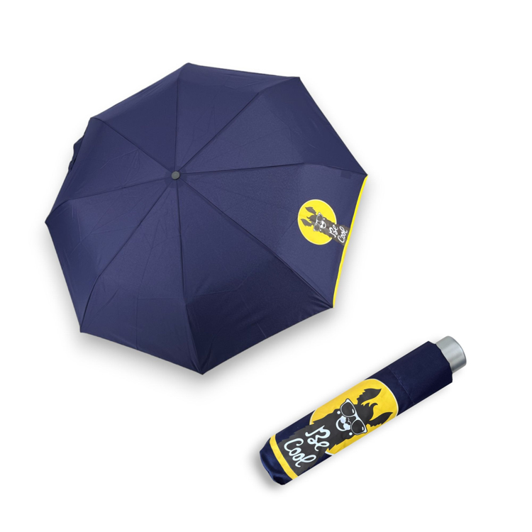 Obrázok z DOPPLER Mini Light Kids Navy Lama - dětský skládací deštník modrá