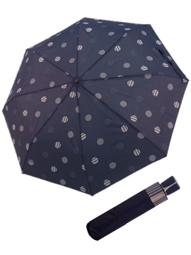 Obrázok z DOPPLER Fiber Mini Timeless - dámský skládací deštník modrá