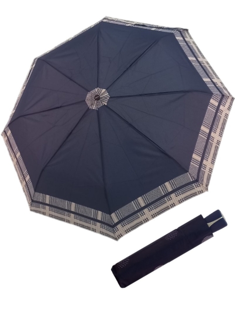 Obrázok z DOPPLER Fiber Mini Timeless - dámský skládací deštník modrá