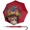 Obrázok z DOPPLER Modern Art Long AC Flower Monkey - holový vystřelovací deštník vícebarevný