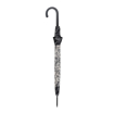 Obrázok z DOPPLER Fiber Flex AC Black&White Paisley - dámský holový vystřelovací deštník bílá