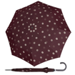 Obrázok z DOPPLER Fiber Flex AC Timeless Red Dots - dámský holový vystřelovací deštník červená