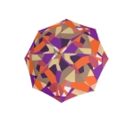 Obrázok z DOPPLER Fiber Flex Long AC Bold - dámský holový vystřelovací deštník oranžová