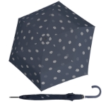 Obrázok z DOPPLER Fiber Flex AC Timeless Blue Dots - dámský holový vystřelovací deštník modrá