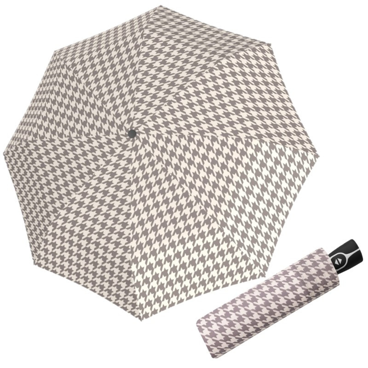 Obrázok z DOPPLER Fiber Magic Denver Beige – dámský plně automatický deštník hnědá