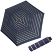 Obrázok z DOPPLER Fiber Havanna Timeless Blue Stripes - dámský skládací deštník modrá