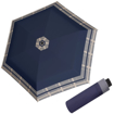 Obrázok z DOPPLER Fiber Havanna Timeless Blue Hahnentritt - dámský skládací deštník modrá