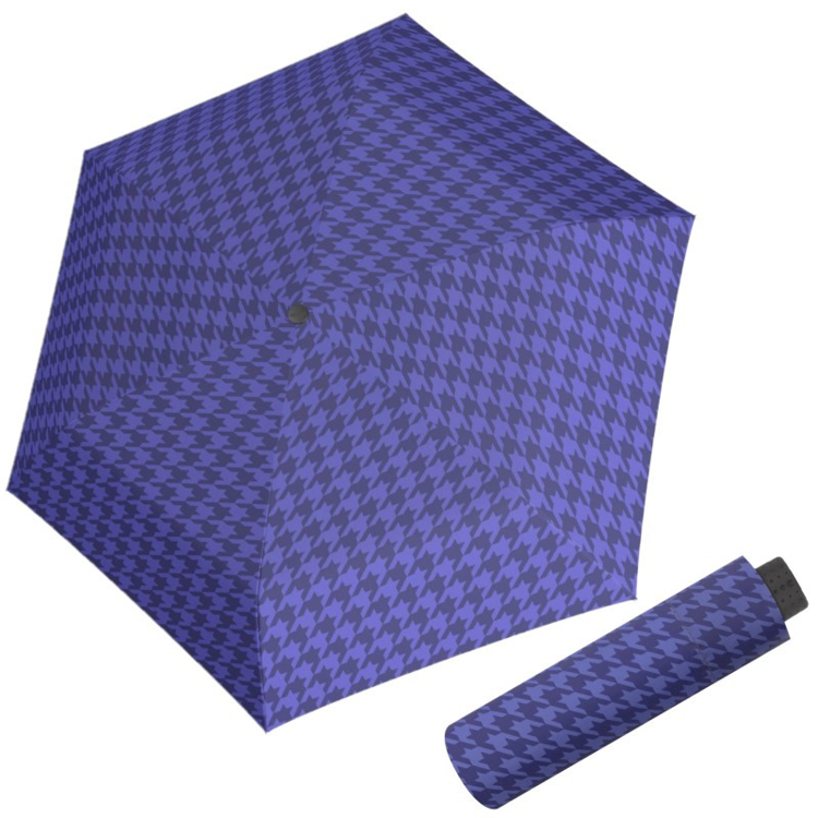 Obrázok z DOPPLER Fiber Havanna Denver Blue - dámský skládací deštník modrá