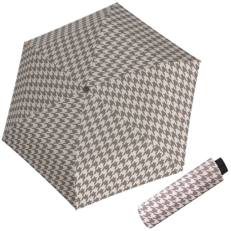Obrázok z DOPPLER Fiber Havanna Denver Beige - dámský skládací deštník hnědá
