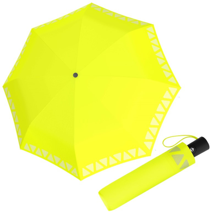 Obrázok z DOPPLER Fiber Magic Safety - dámský plně automaticky deštník žlutá
