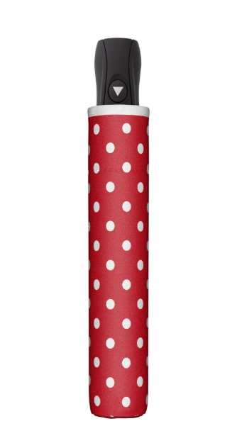 Obrázok z DOPPLER Trend AC Gemustert - vystřelovací deštník červená