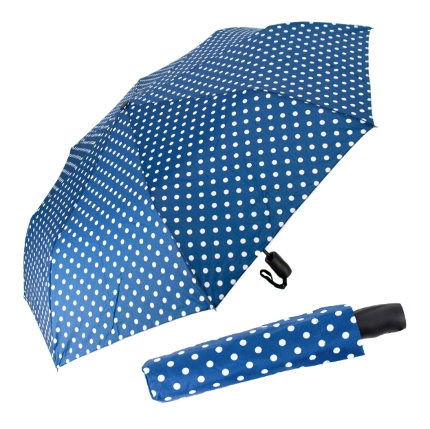 Obrázok z DOPPLER Trend AC Gemustert - vystřelovací deštník modrá