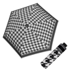 Obrázok z DOPPLER Fiber Havanna Black&White - dámský skládací deštník bílá