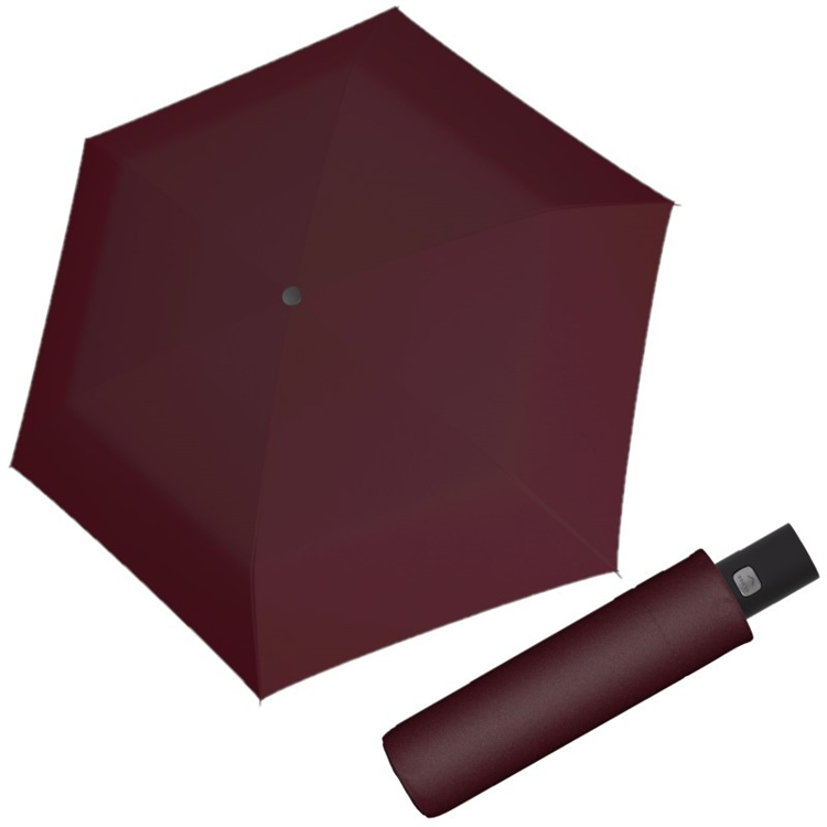 Obrázok z DOPPLER Smart Close - deštník s funkcí automatického zavírání vínová
