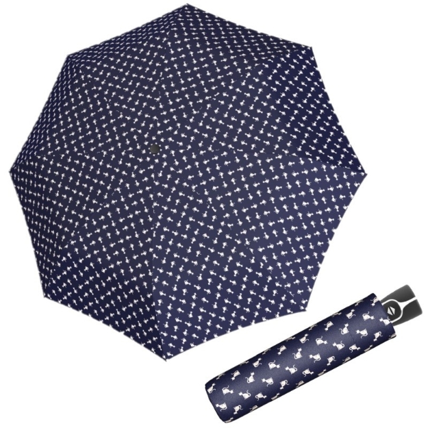 Obrázok z DOPPLER Fiber Magic Kitty Cat - dámský plně automatický deštník modrá