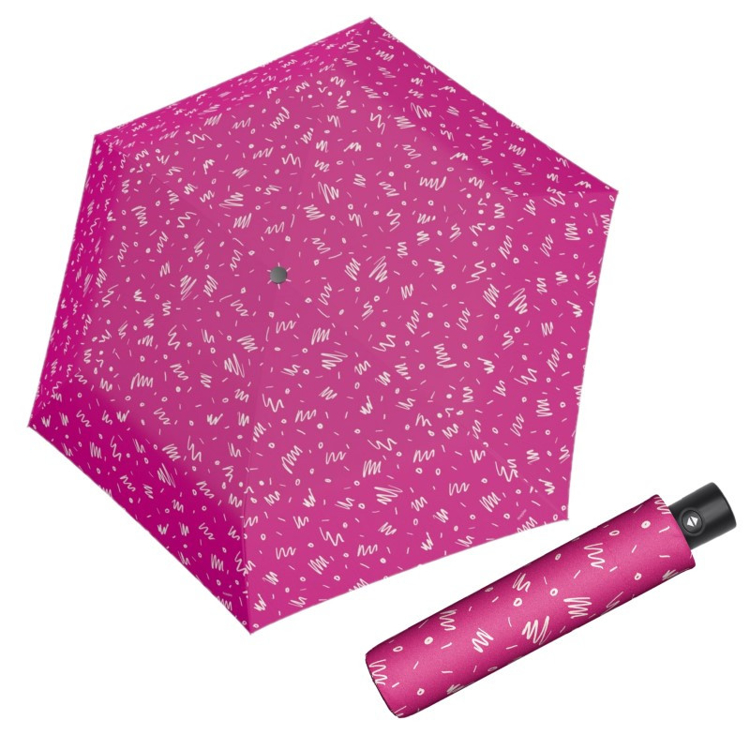Obrázok z DOPPLER Zero*Magic Minimaly fancy pink - plně automatický deštník vícebarevný