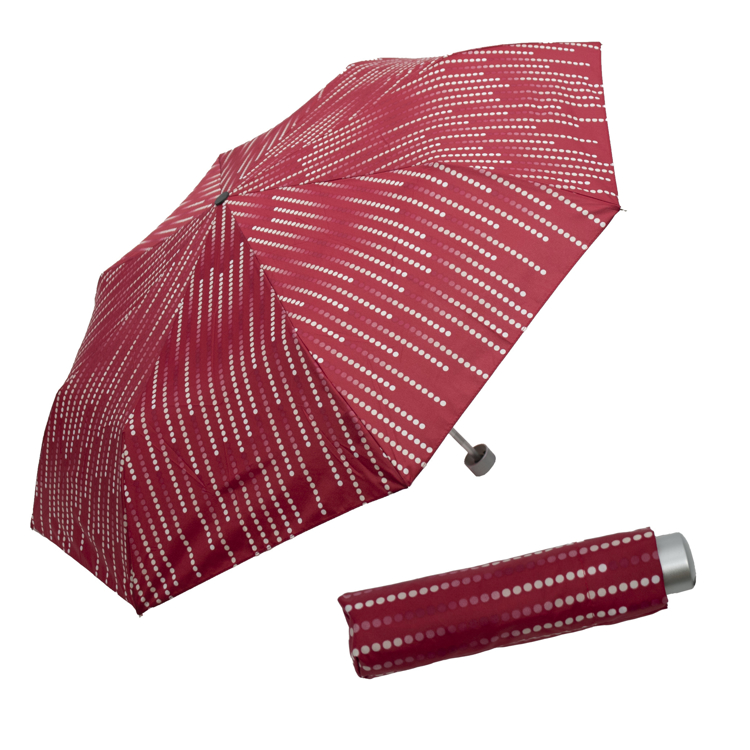 Obrázok z DOPPLER Mini Light - dámský skládací deštník červená