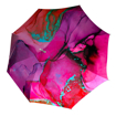 Obrázok z DOPPLER Carbonsteel Long AC MARBLE PINK - dámský holový vystřelovací deštník růžová