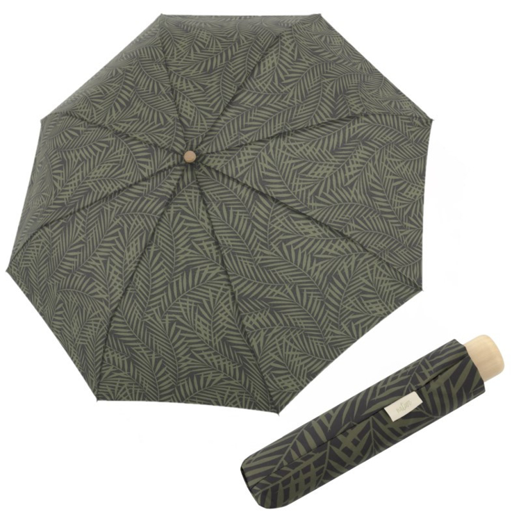 Obrázok z DOPPLER NATURE MINI genesis FSC® - dámský EKO deštník zelená