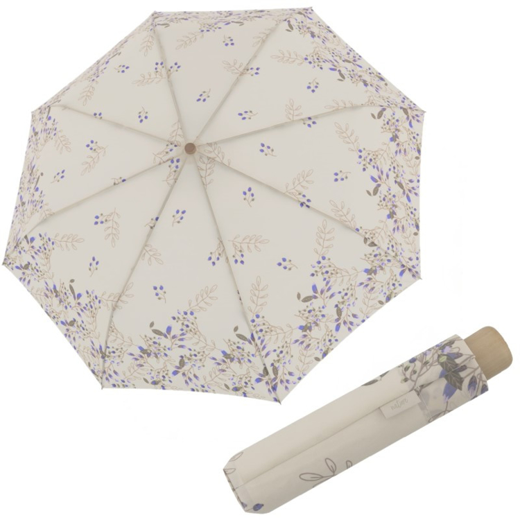Obrázok z DOPPLER NATURE MINI Eden FSC® - dámský EKO deštník béžová