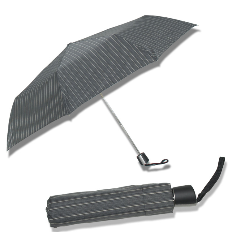 Obrázok z DOPPLER Mini Fiber - pánský skládací deštník šedá