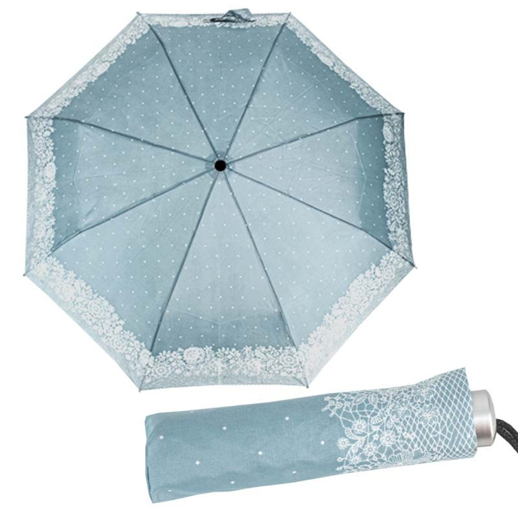 Obrázok z DOPPLER Mini Light - dámský skládací deštník šedá