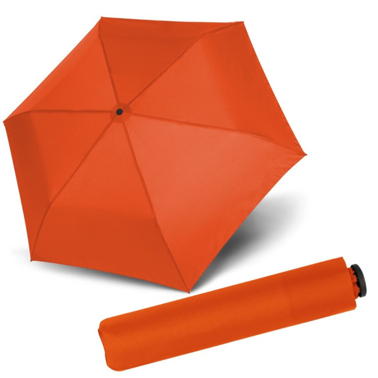 Obrázok z DOPPLER Zero 99 - dětský/dámský skládací deštník oranžová tmavá
