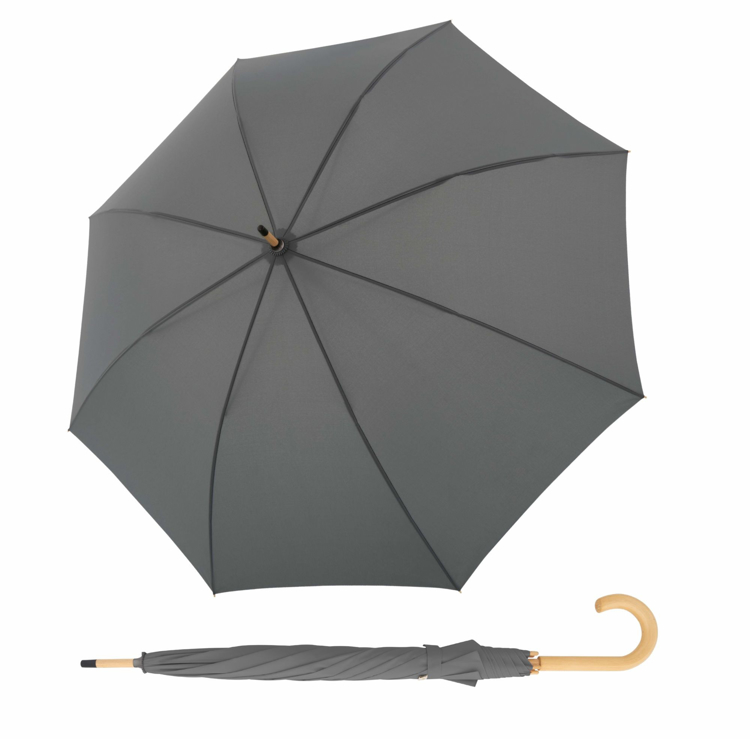 Obrázok z DOPPLER NATURE LONG Slate Grey - EKO deštník antracit