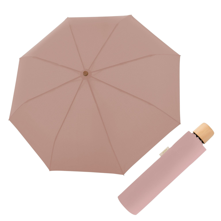 Obrázok z DOPPLER Nature Mini uni gentle rose FSC® - EKO deštník růžová