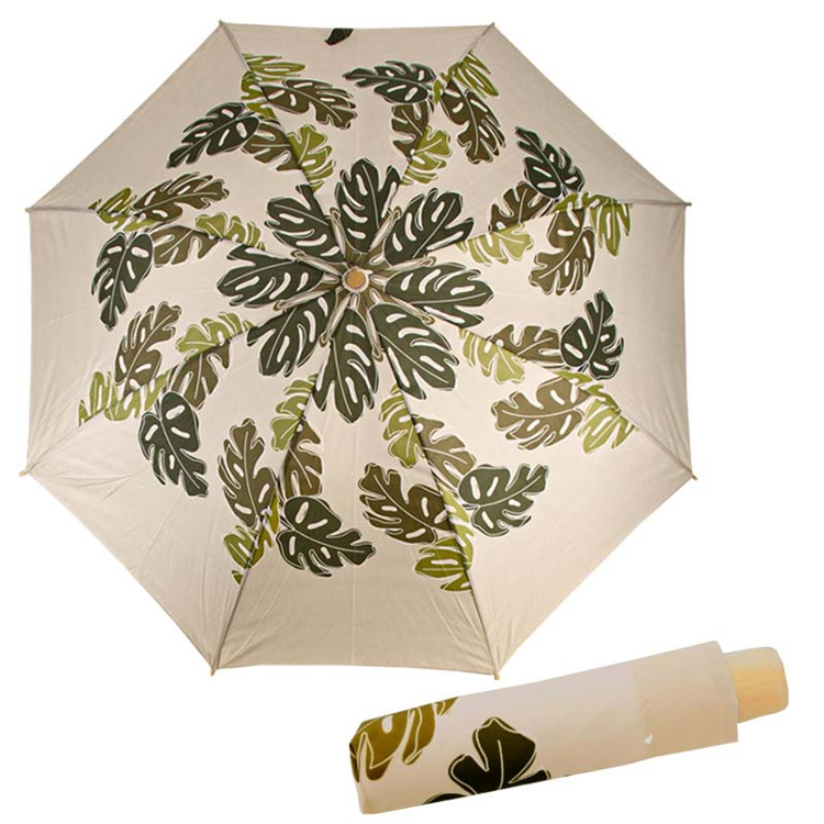 Obrázok z DOPPLER NATURE MINI Choice Beige FSC® - dámský EKO deštník béžová