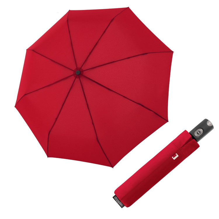 Obrázok z DOPPLER Carbonsteel Magic - dámský plně automatický deštník červená