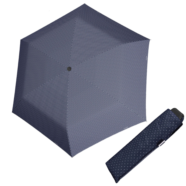 Obrázok z DOPPLER Carbonsteel Mini Slim Chic - dámský skládací deštník modrá