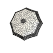 Obrázok z DOPPLER Fiber Magic Black&White Paisley - dámský plně automatický deštník bílá
