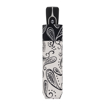 Obrázok z DOPPLER Fiber Magic Black&White Paisley - dámský plně automatický deštník bílá