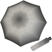 Obrázok z DOPPLER Fiber Magic Black&White Traced - dámský plně automatický deštník bílá