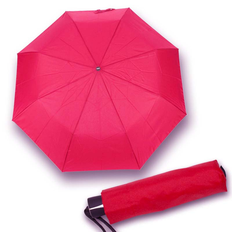 Obrázok z DOPPLER Mini Fiber Uni růžový - dámský skládací deštník růžová