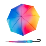 Obrázok z KNIRPS A.760 STICK AUTOMATIC Rainbow - elegantní holový vystřelovací deštník