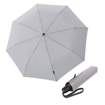Obrázok z KNIRPS T.200 Medium Duomatic Melange grey - elegantní plně automatický deštník