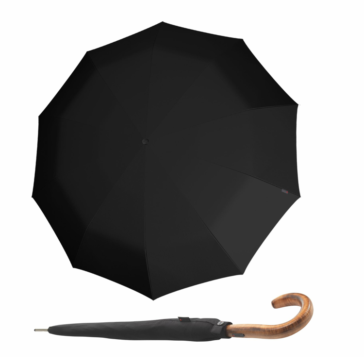 Obrázok z KNIRPS S.770 LONG BLACK - pánský holový deštník černá